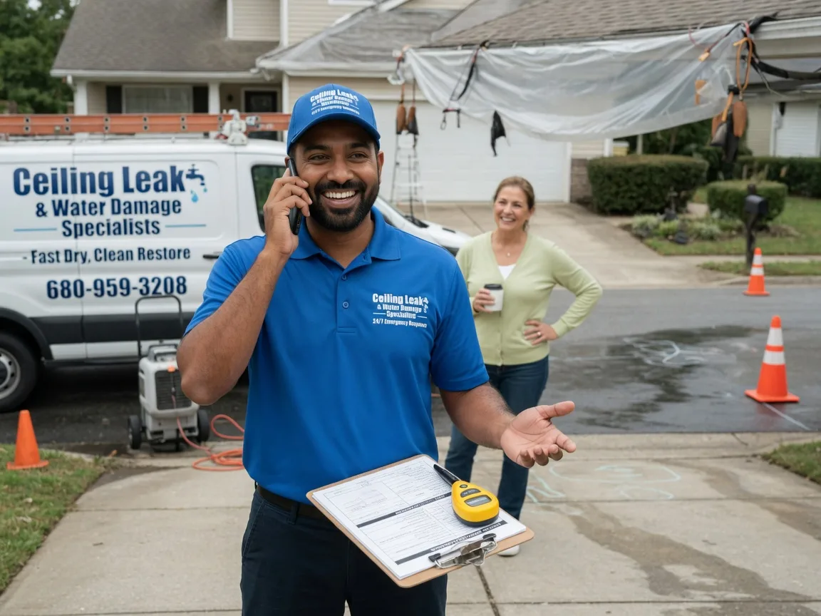 Ceiling Leak Cleanup Caputa, SD FAQs